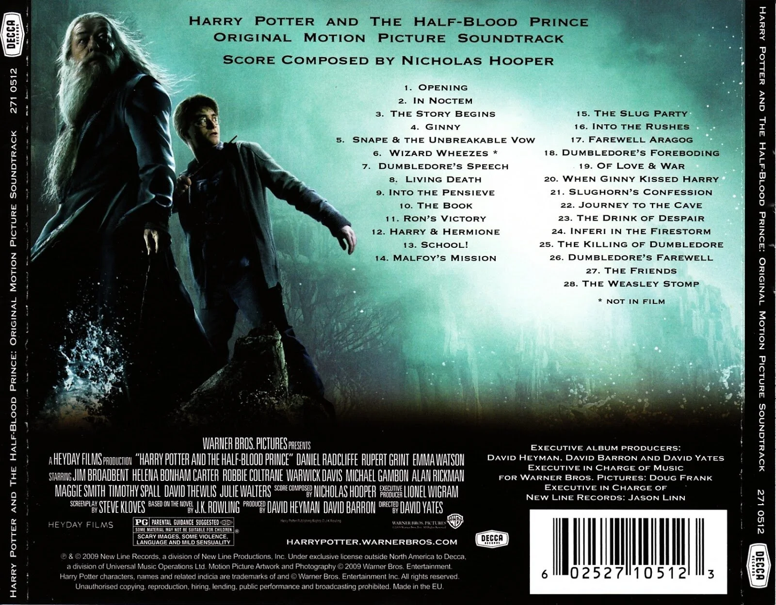 Harry Potter and the Half-Blood Prince Original Motion Picture